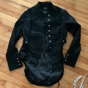 Vintage H&R Victorian gothic military tailcoat